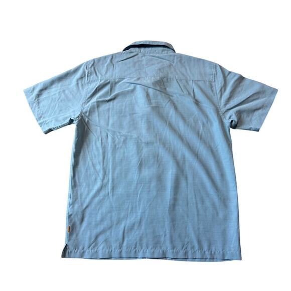 Quicksilver Waterman Comfort fit Men's Collared button up shirt. Large, Blue - Picture 2 of 10